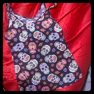 Skull tank top